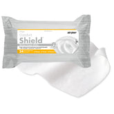 Stryker Sage Comfort Shield cloths pack open for quick, all-in-one cleaning and protection.