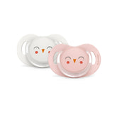 Suavinex Bonhomia SX Pro pacifier pink close-up supports natural tongue position.