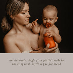 Soft silicone texture offers gentle tactile experience for baby.