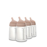 Suavinex Zero Zero bottle-nipple for smooth medium-flow feeding.
