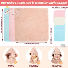 Sublaga hooded towel blue chick design for playful bath time