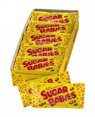 Sugar Babies bite-sized milk caramel candies in a 24-pack box, ideal for snacks and gift ideas.