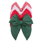 Sugarmelon Fable bow red clip adds versatile style for any outfit.
