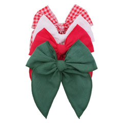 Sugarmelon Fable bow red clip adds versatile style for any outfit.