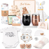 Suhctuptx bear-themed gift set featuring bunny security blanket for soothing nursery moments