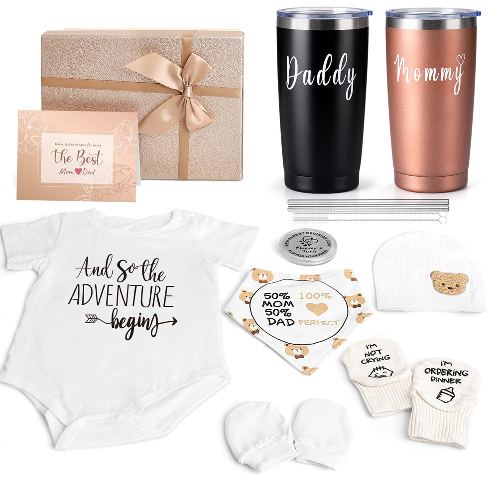 Suhctuptx bear-themed new mom gift basket for photo-worthy moments