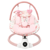 Sihuooo Baby Swing demonstrates 5 speed settings for gentle soothing