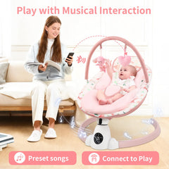 Sihuooo Baby Swing toy bar with plush toys for engagement