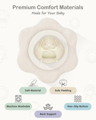Suihuooo rabbit sit-up seat supports gentle sitting and exploration