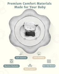 Suihuooo tummy time mat, soft surface inviting little ones to reach and stretch.