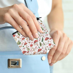 SUITOSELFY mushroom period bag open interior reveals organized space