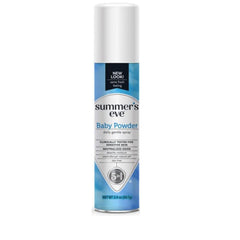 Summer's Eve feminine deodorant spray bottle pump delivers quick, lasting freshness.