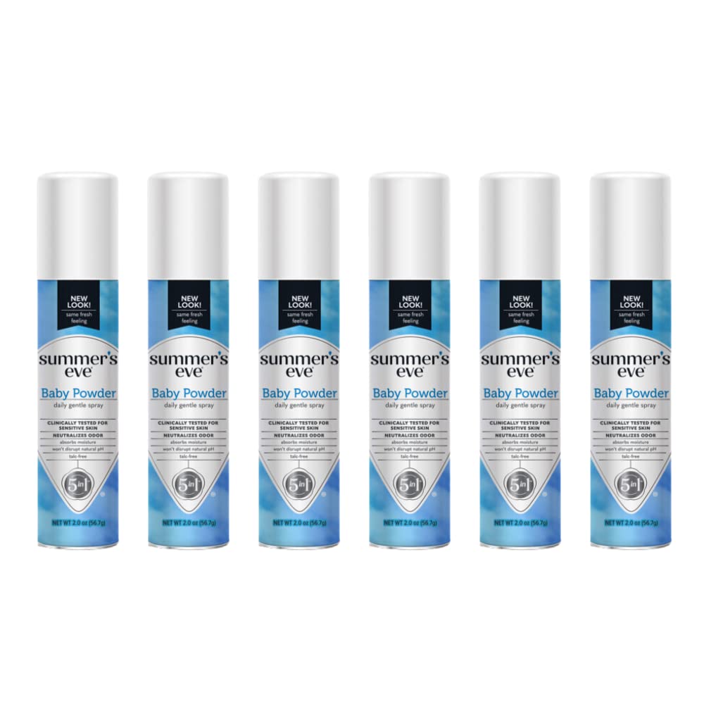 Summer's Eve Freshening Spray 2oz bottle for daily intimate refresh.