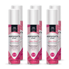 Summer's Eve Freshening Spray Sheer Floral bottle for daily freshness.