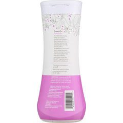 Summer's Eve Island Splash bottle closeup highlighting mild fragrance for daily use