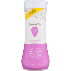 Summer's Eve Island Splash pack two bottles showcased for regular home routines