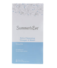 Summer's Eve X Cleansing Twin 9oz bottle front view showing easy-hold design for daily cleansing