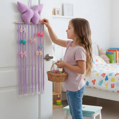 Suncalla bow holder wooden frame offers sturdy storage with child-safe materials