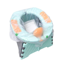 Sundee liner with flip-cover attached to a seat securely