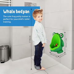 Sundee urinal with rotating water wheel to engage toddlers