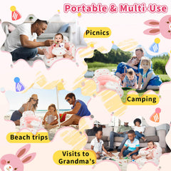 SUNFATT snack tray on baby seat for bottles and snacks