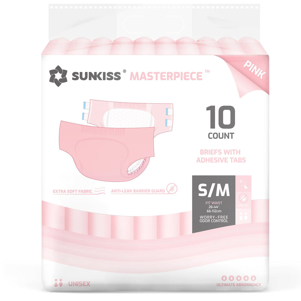 SUNKISS Masterpiece Diapers front view showing full coverage for daily wear