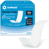 SUNKISS Trustplus booster pad front adhesive for secure placement and all-day comfort.