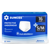 SUNKISS TrustPlus heavy absorbency core for secure day and night protection