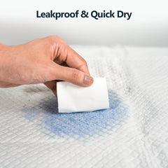SUNKISS TrustPlus underpads protect a sofa while keeping it clean.