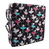 Sunmall Dance Girl booster seat front view, secure fit for family meals.