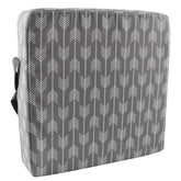 Sunmall dining chair heightening cushion in grey on a chair, cozy seating for kids