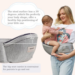 Sunnors carrier pocket demonstrates built-in pocket for essentials during outings.