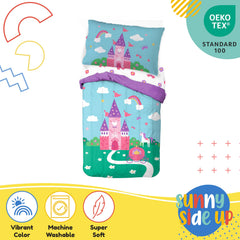 Sunny Side Up Magic Castle pillowcase set provides gentle bedtime routine for kids