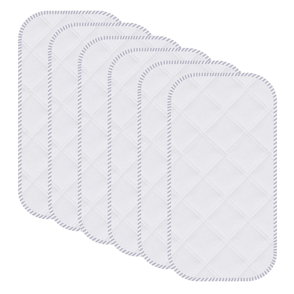 Sunny zzzZZ changing pad liners flat lay show six-pack durable protection.