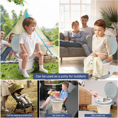 SunnySmile Travel Potty max-load-50kg demonstrates sturdy support for toddlers
