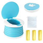 SunnySmile travel potty storage bag keeps essentials organized during journeys.