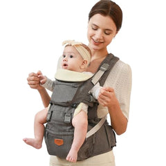 SUNVENO hip-seat mode enables hands-free close care for caregivers