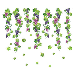 SUPERDANT Colorful Grapes Vine wall decor adds a vibrant focal point to your living room.