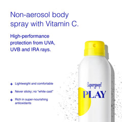 Close-up of PLAY Everyday Lotion texture showing non-sticky, no white cast finish