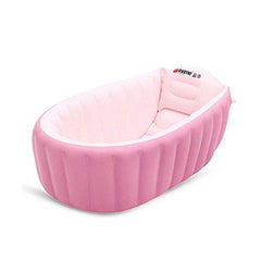 SuperLi bathtub with textured bottom helps little one stay steady.