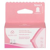 Supple Cups demonstrate flat nipple support for easier baby latch.