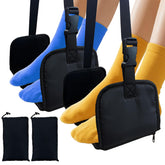 Suproamgo footrest hammock assembly for quick, tool-free setup during travel.