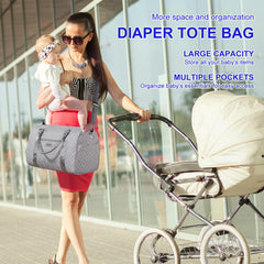 SUPROMOMI weekend-travel-baby-bag with organized compartments for quick getaways.