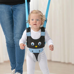 Surakey Walking Harness crotch padding detail shows extra padding for gentle support