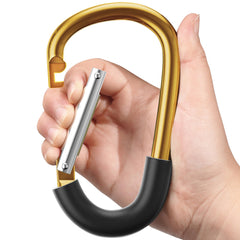 SURDOCA stroller-hooks-large-d-buckle secures bags with quick attachment.