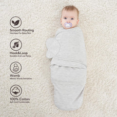 Susurration breathable sleep sack keeps baby cool and comfy