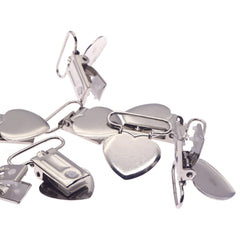 Sutoyuen metal heart clip designed for ribbon crafts and DIY projects.