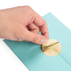 Sutter Signs embossed floral design sticker packaging highlighting five patterns.