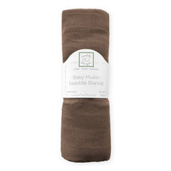 SwaddleDesigns 46x46 inch blanket shown as a generously sized, versatile accessory.