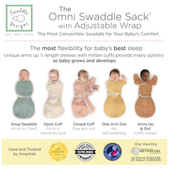 SwaddleDesigns foldover mitten cuffs open or closed for facial protection.